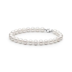 Bratara perle naturale albe si argint 20 cm DiAmanti FORW485-B-G (Argint 925‰ 0,6 g.)
